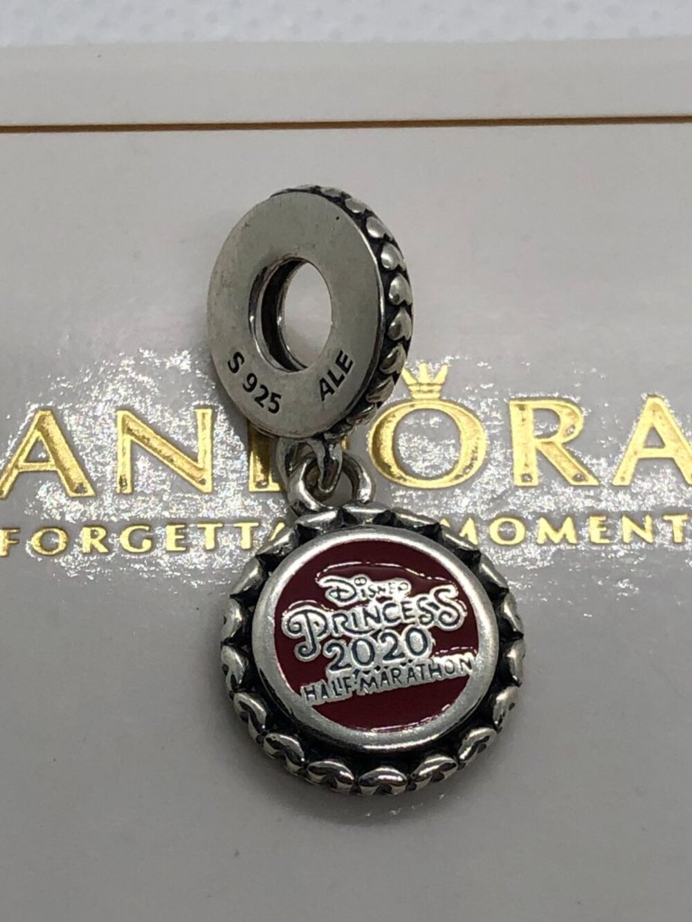 ✨🔥Pandora Run Disney Princess 10K Half Marathon Charm
